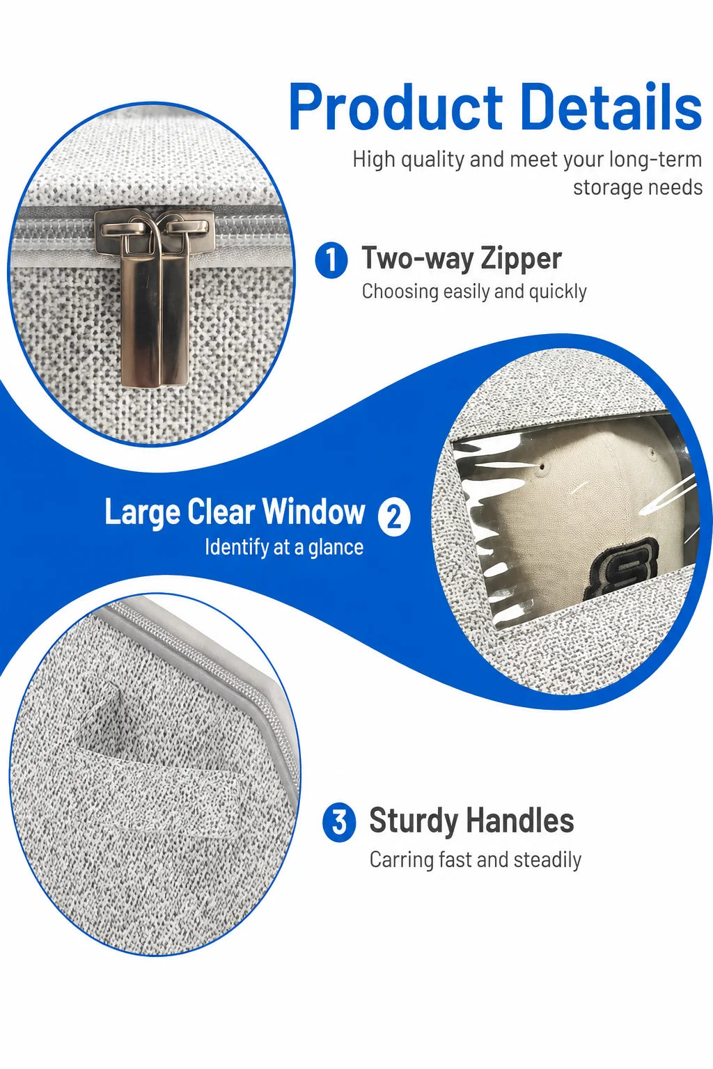 24-Hat Clear Cap Storage Box
