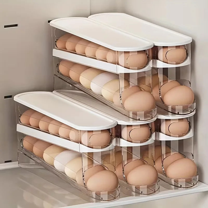 2-Tier Rolling Egg Dispenser