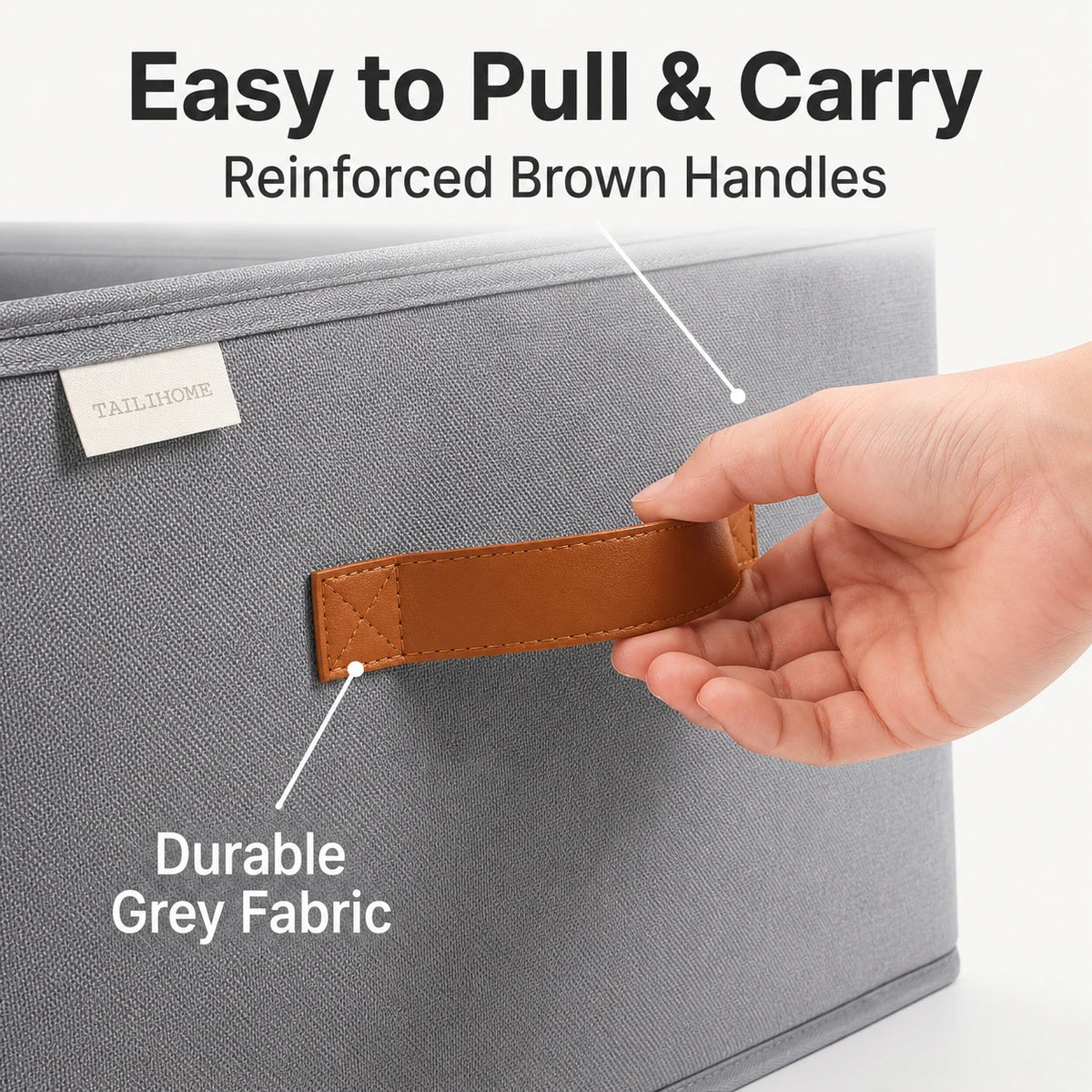 Zippered Fabric Shoe Storage Box
