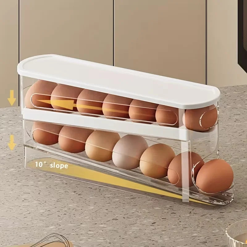 2-Tier Rolling Egg Dispenser