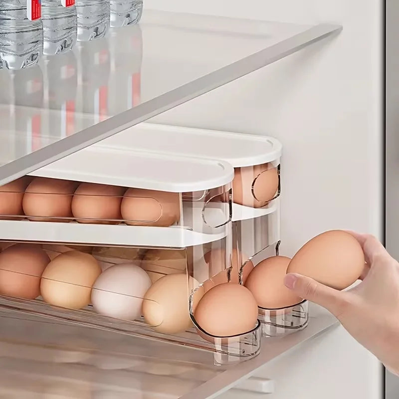 2-Tier Rolling Egg Dispenser