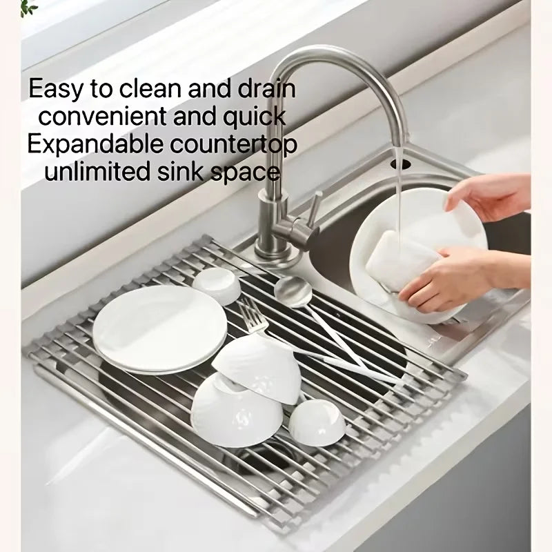 Folding Over-Sink Drying Rack