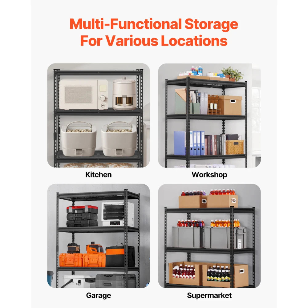 4-Tier Heavy-Duty Garage Shelving