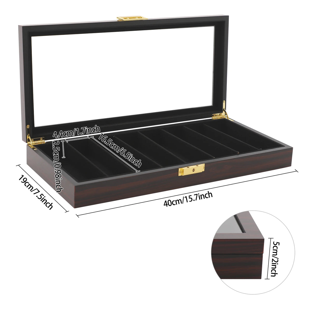 8-Slot Knife Display Case