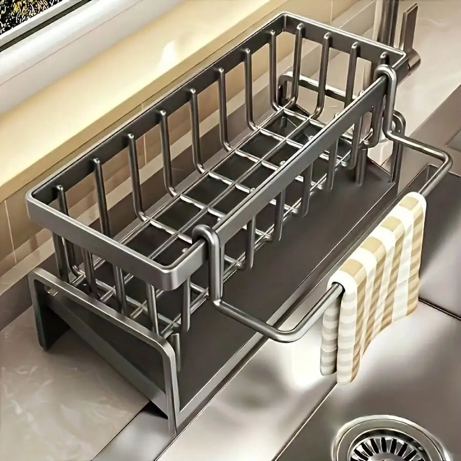 Stainless Sponge & Soap Shelf