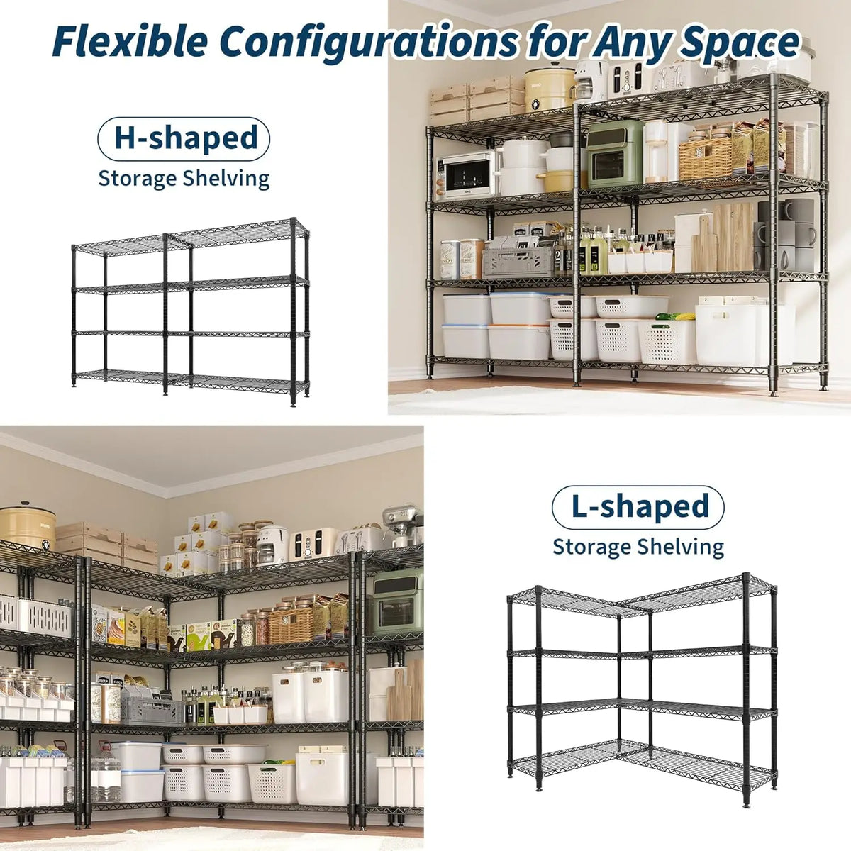 Adjustable Metal Storage Shelving