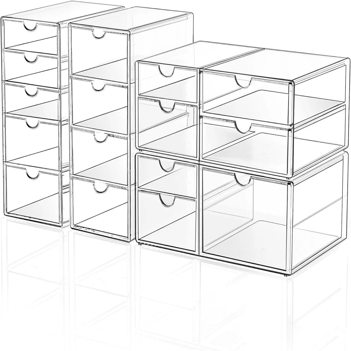 16-Drawer Acrylic Organizer Set