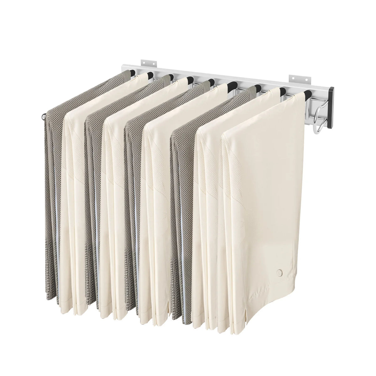 9-Rod Pull-Out Trouser Rack