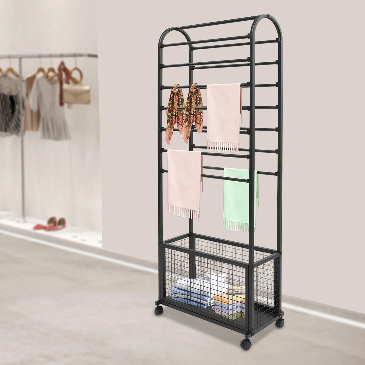 15-Rod Ribbon & Wrap Rack