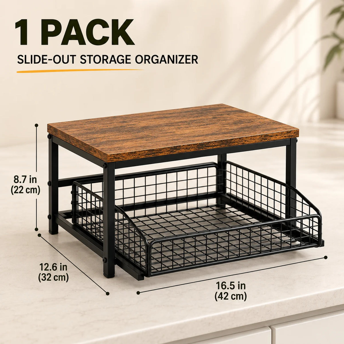 Microwave Stand with Drawer