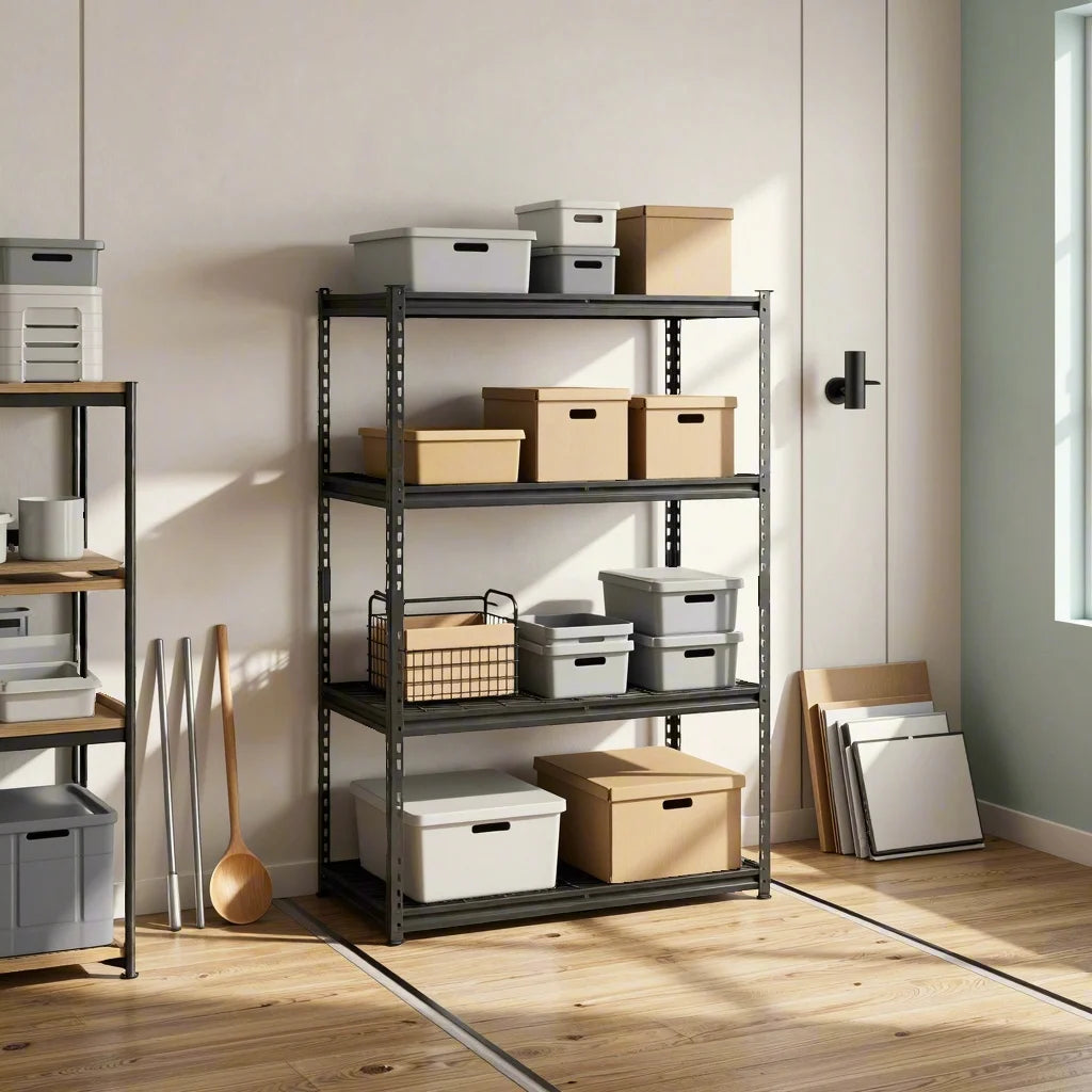 4-Tier Heavy-Duty Garage Shelving