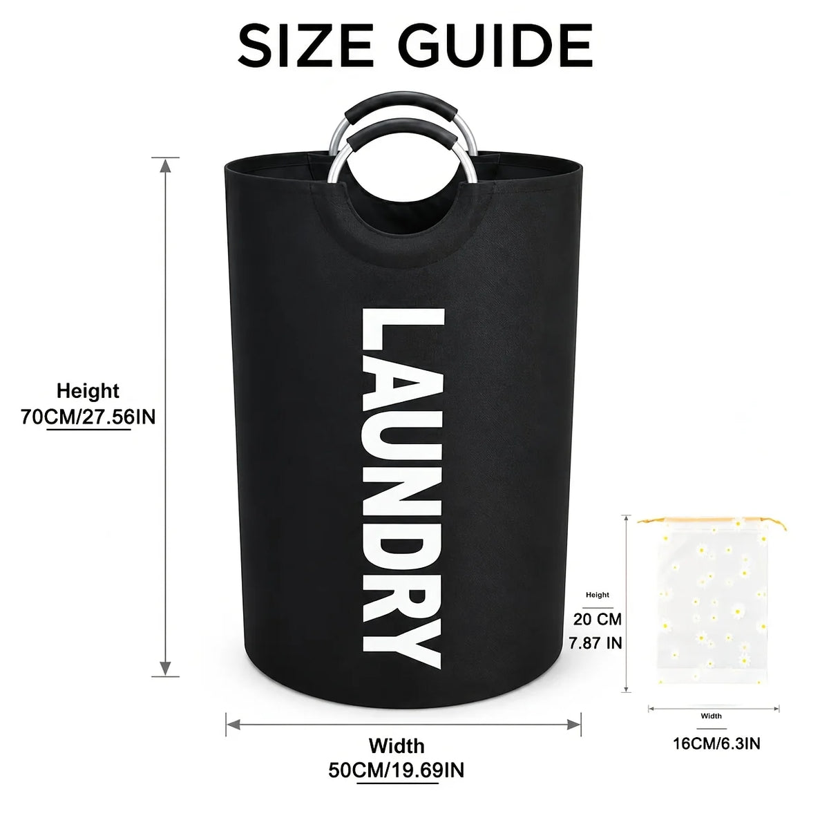 2pc Foldable Laundry Hampers