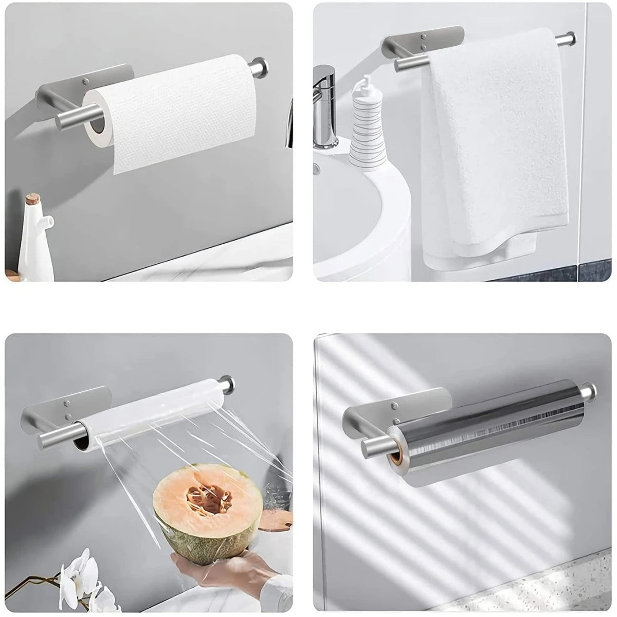Adhesive Paper Towel Holder