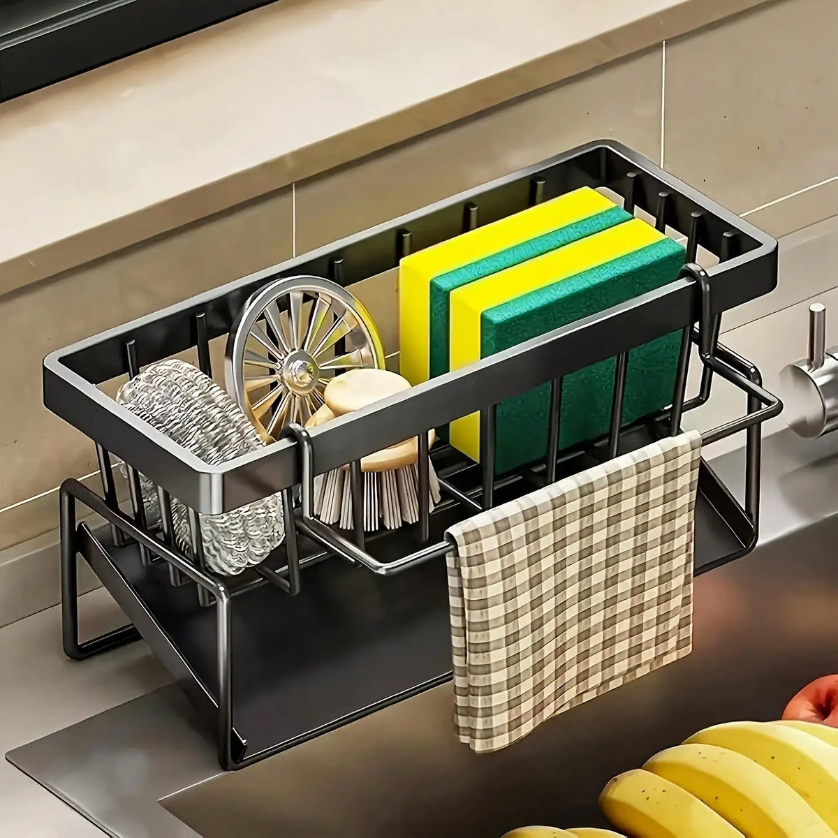 Stainless Sponge & Soap Shelf