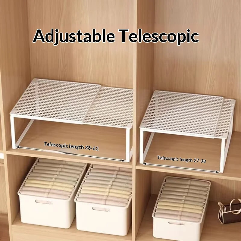 Retractable Closet Shelf Organizer