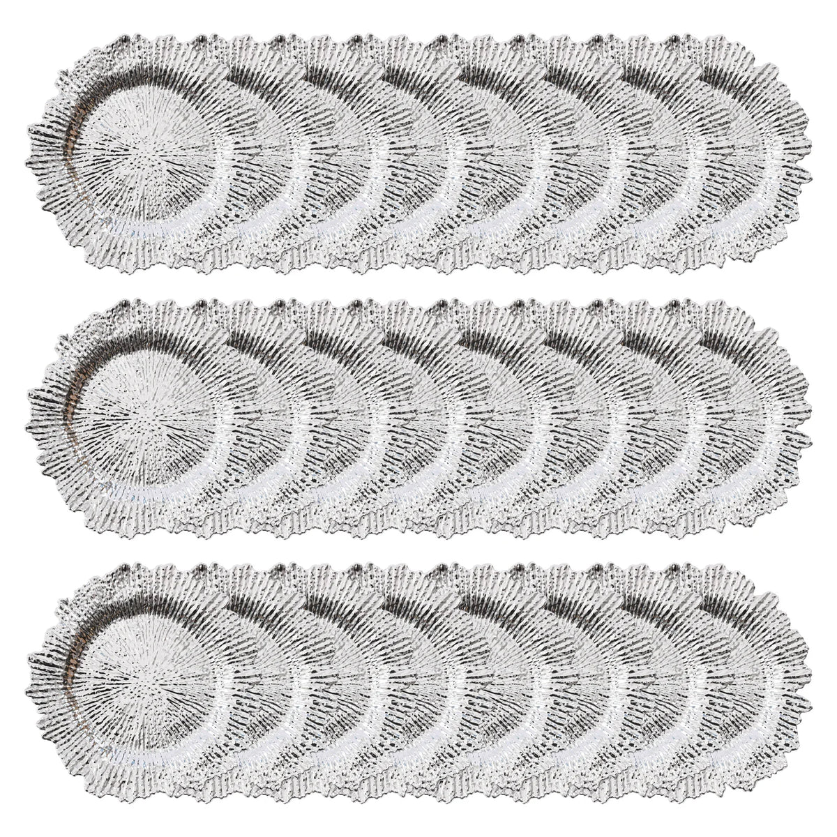 24pc Round Charger Plates