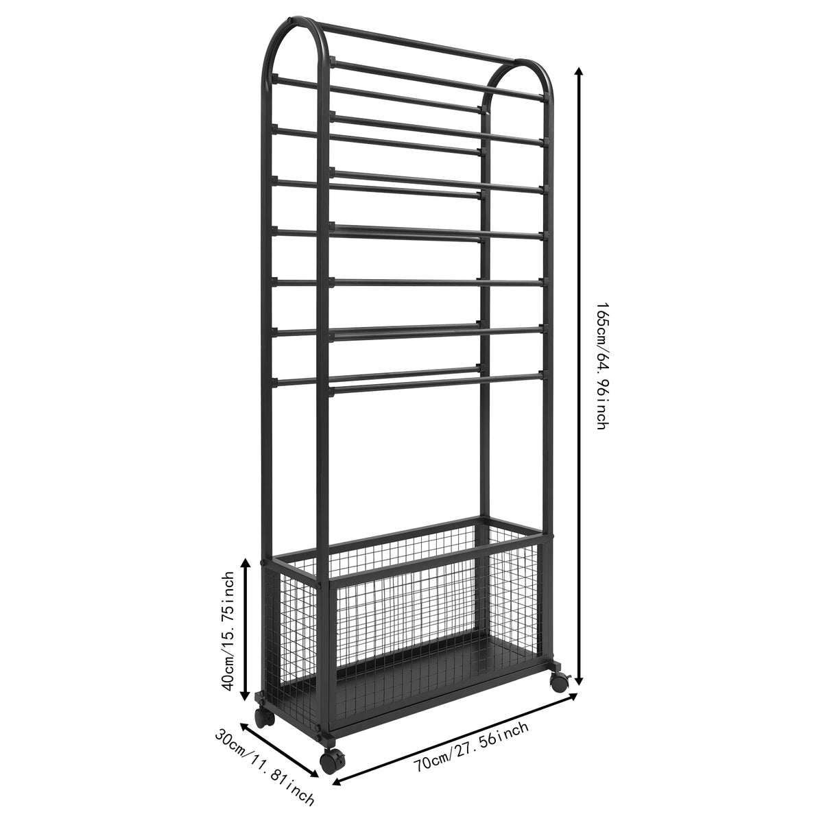 15-Rod Ribbon & Wrap Rack