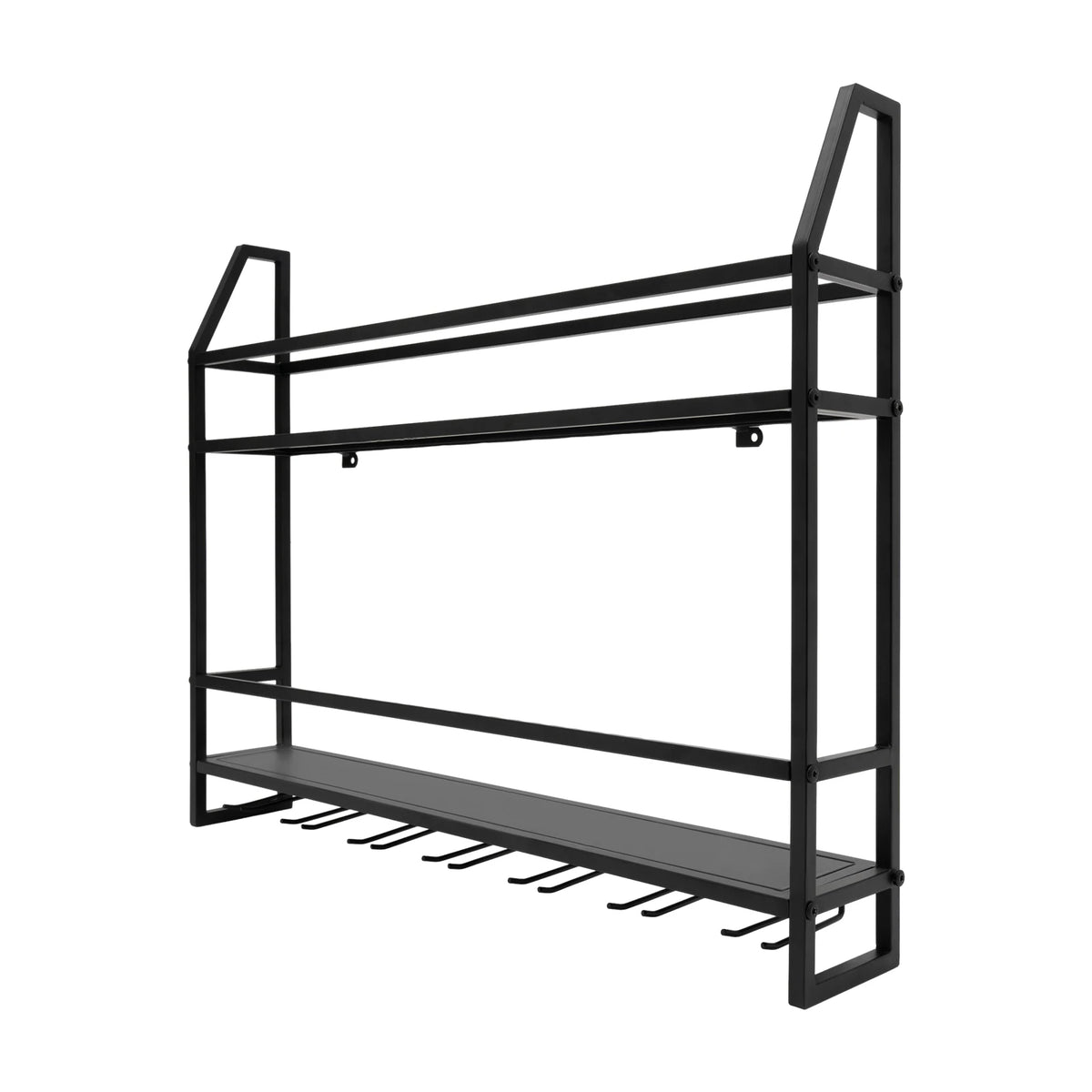 Wall-Mounted Wine & Glass Rack
