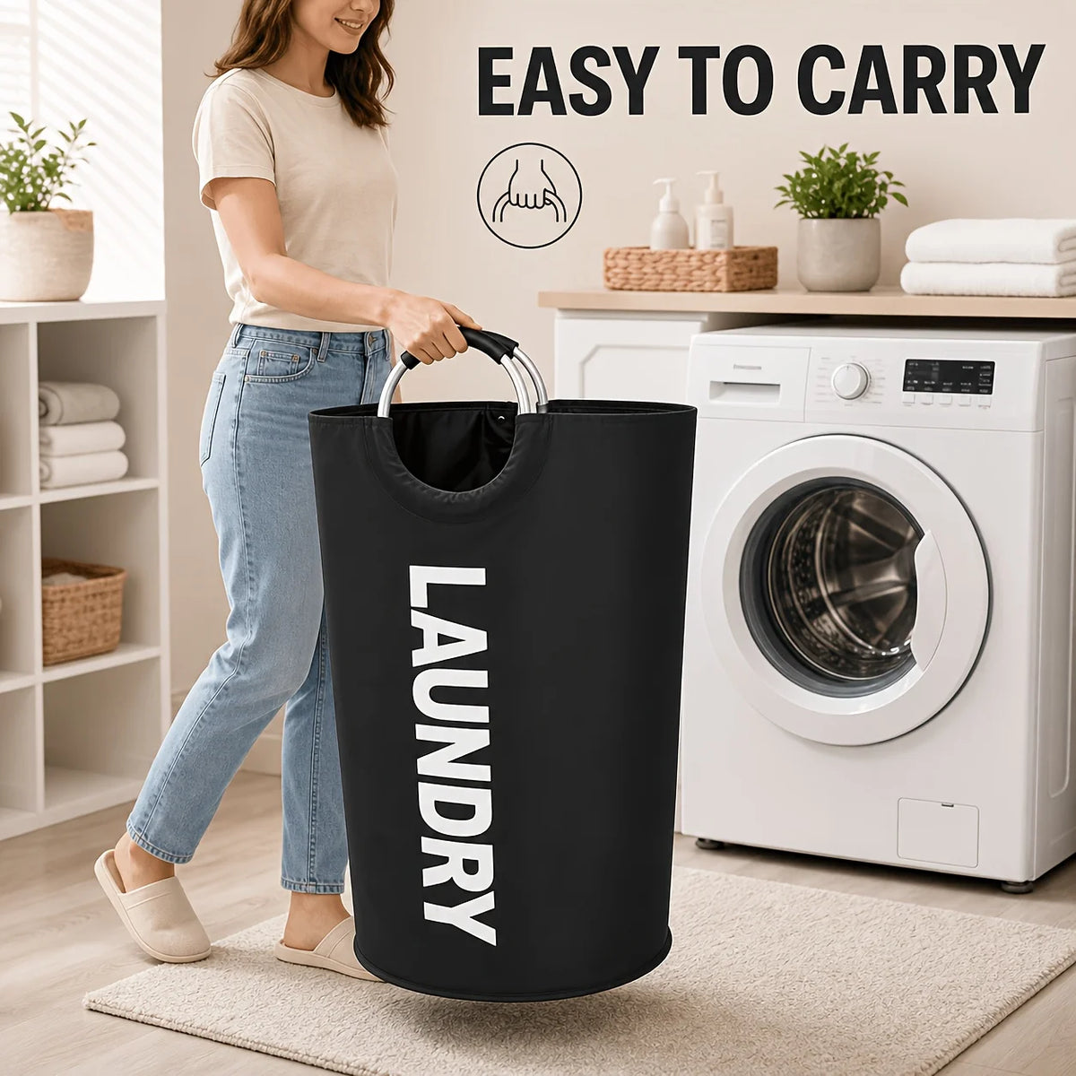 2pc Foldable Laundry Hampers