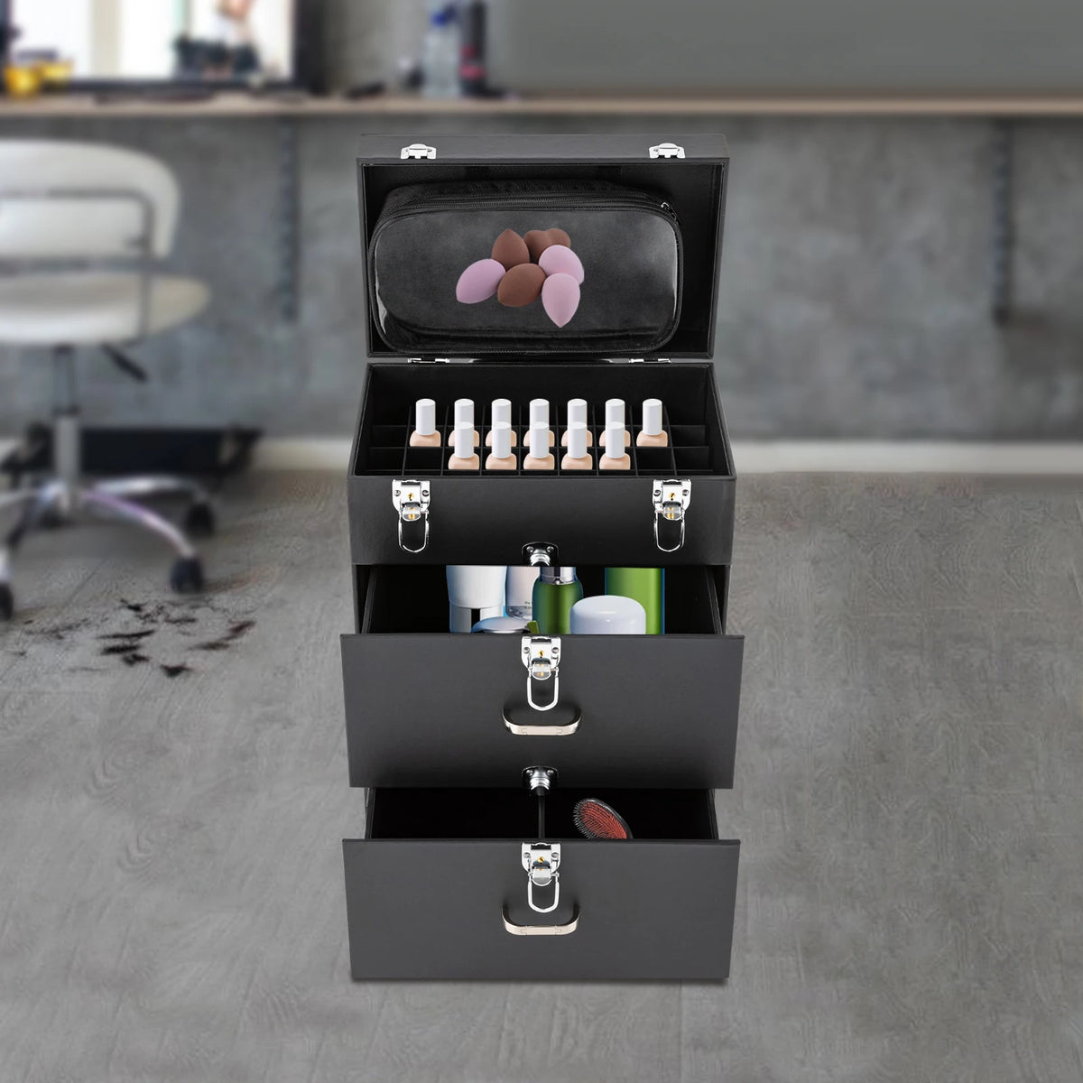 Rolling Makeup Train Case