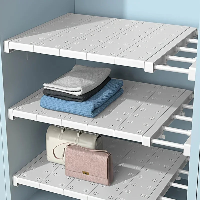 No-Drill Telescopic Shelf Divider
