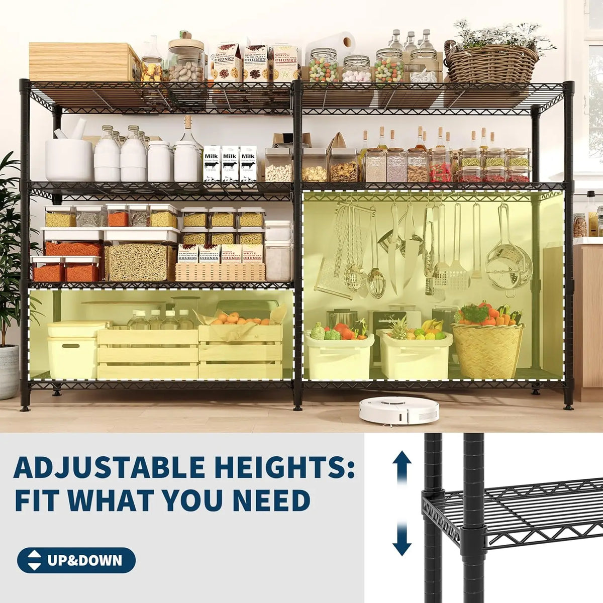 Adjustable Metal Storage Shelving