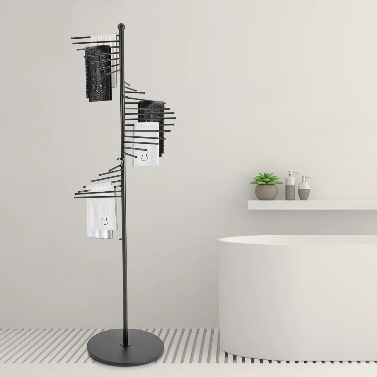 Spiral Scarf Display Stand