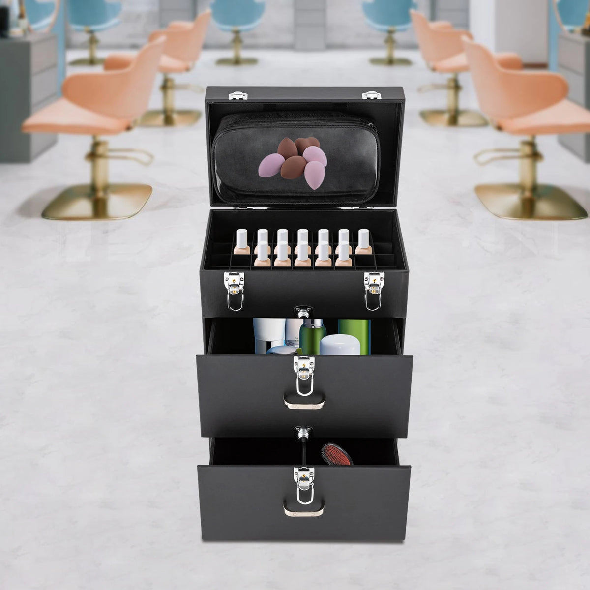 Rolling Makeup Train Case