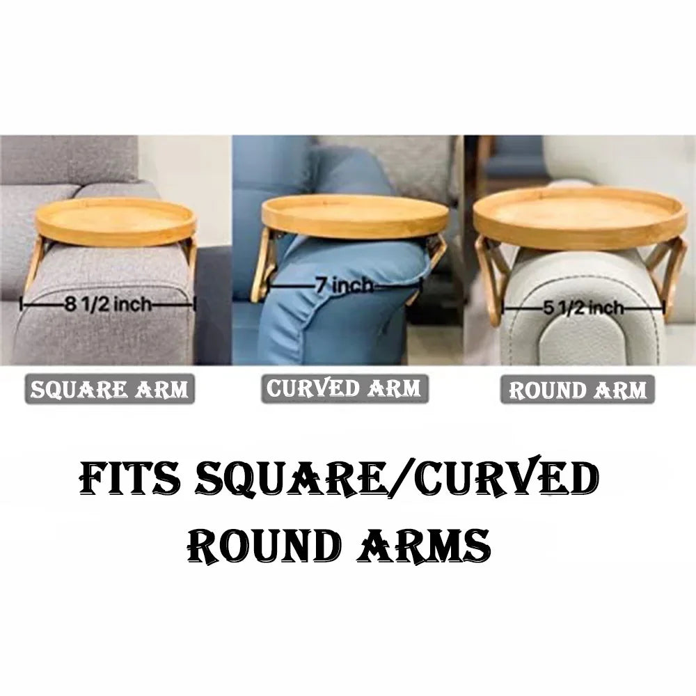 Wooden Sofa Arm Tray