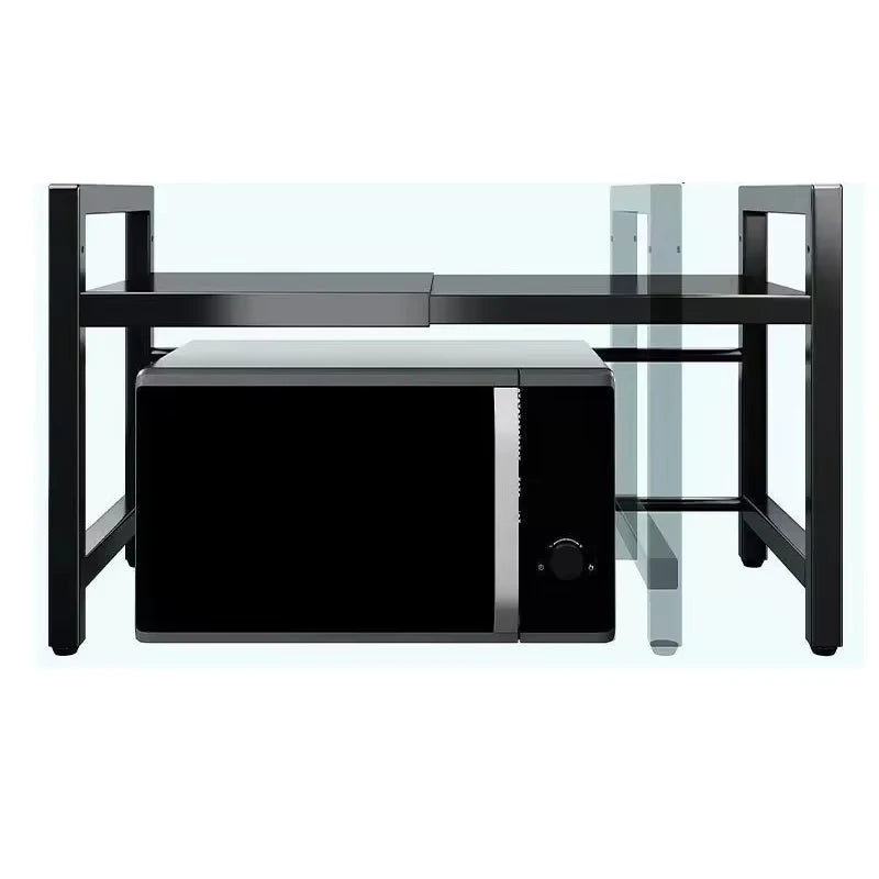 Adjustable 2-Tier Microwave Rack