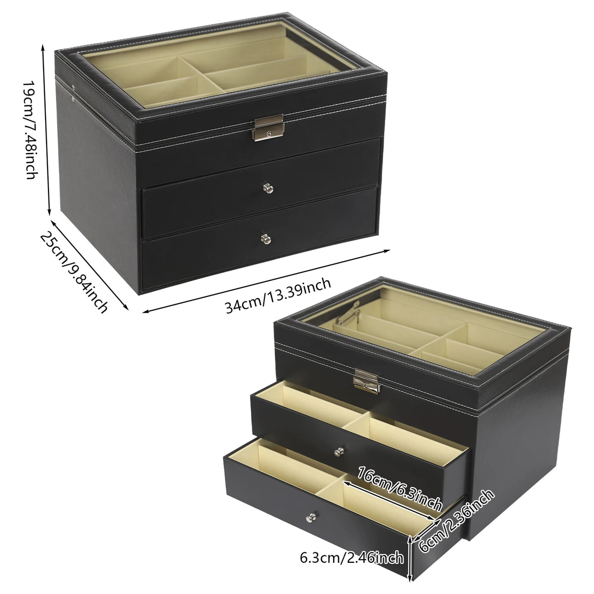 24-Slot Sunglasses Display Case