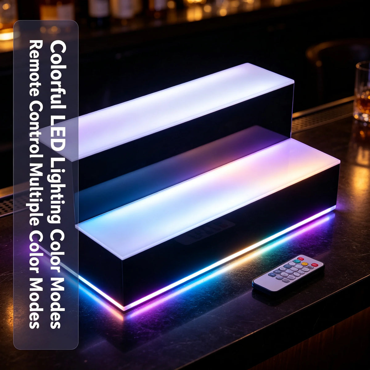 LED Liquor Bottle Display Stand