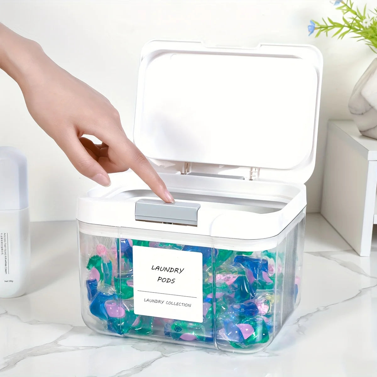 Pop-Up Laundry Pod Holder