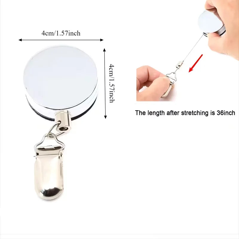 Auto-Retract Adhesive Towel Rack