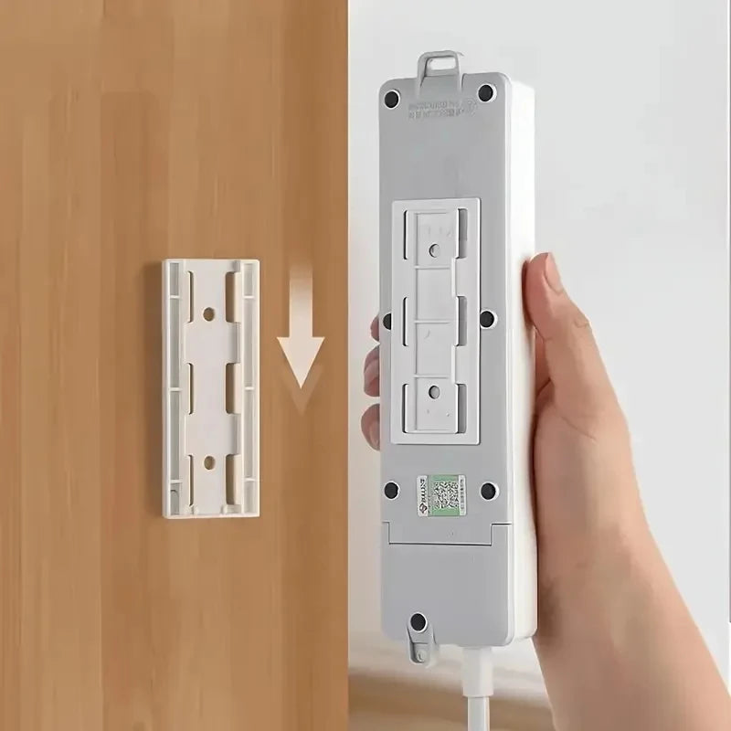 Adhesive Power Strip Holder