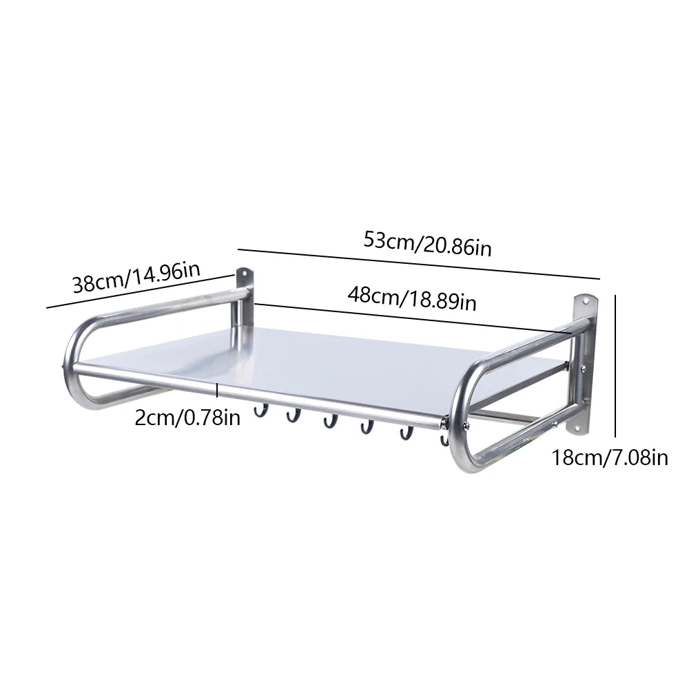Wall-Mounted Microwave Shelf