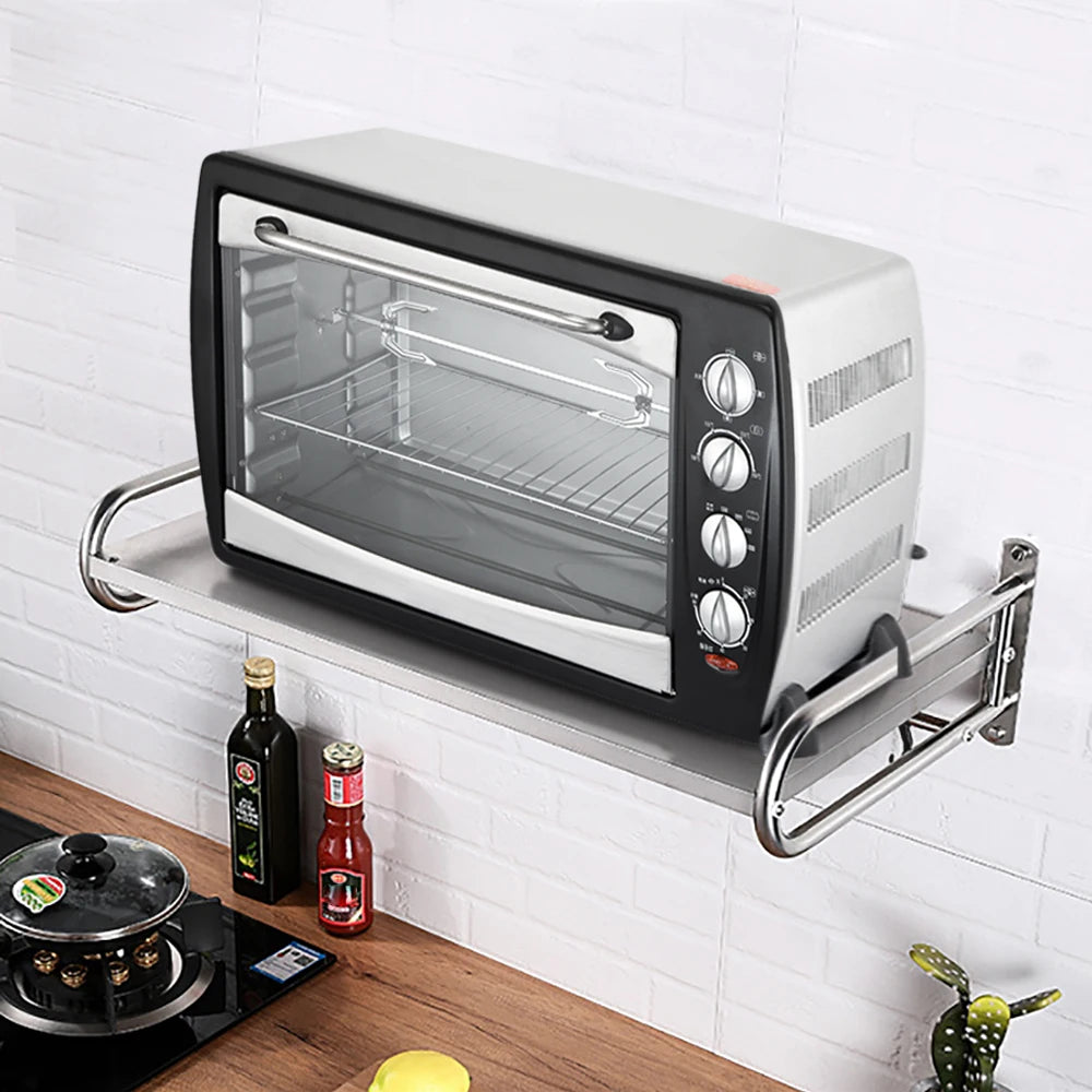 Wall-Mounted Microwave Shelf