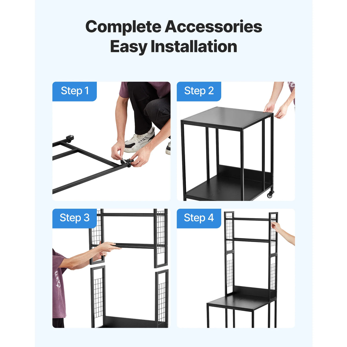 4-Tier 3D Filament Storage Cart