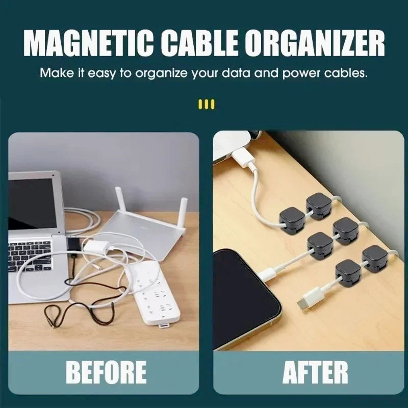 6pc Magnetic Cable Clips