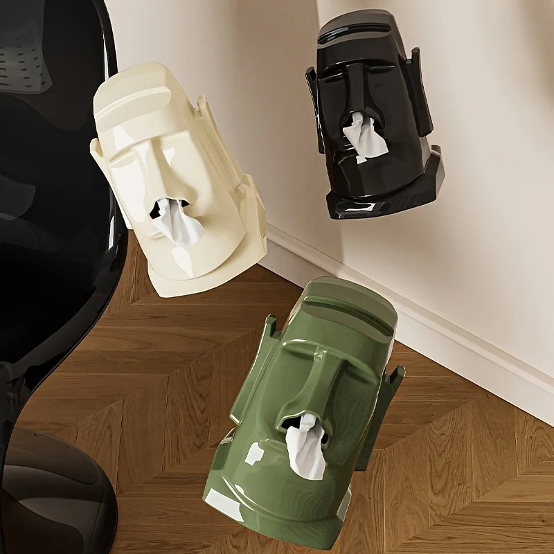 Stone Figure Tissue Box