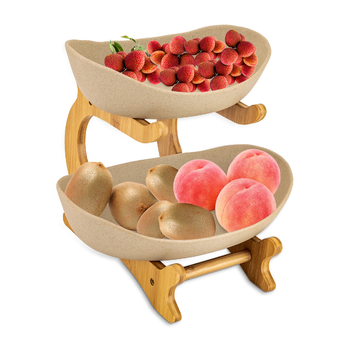2-Tier Serving Bowl Stand