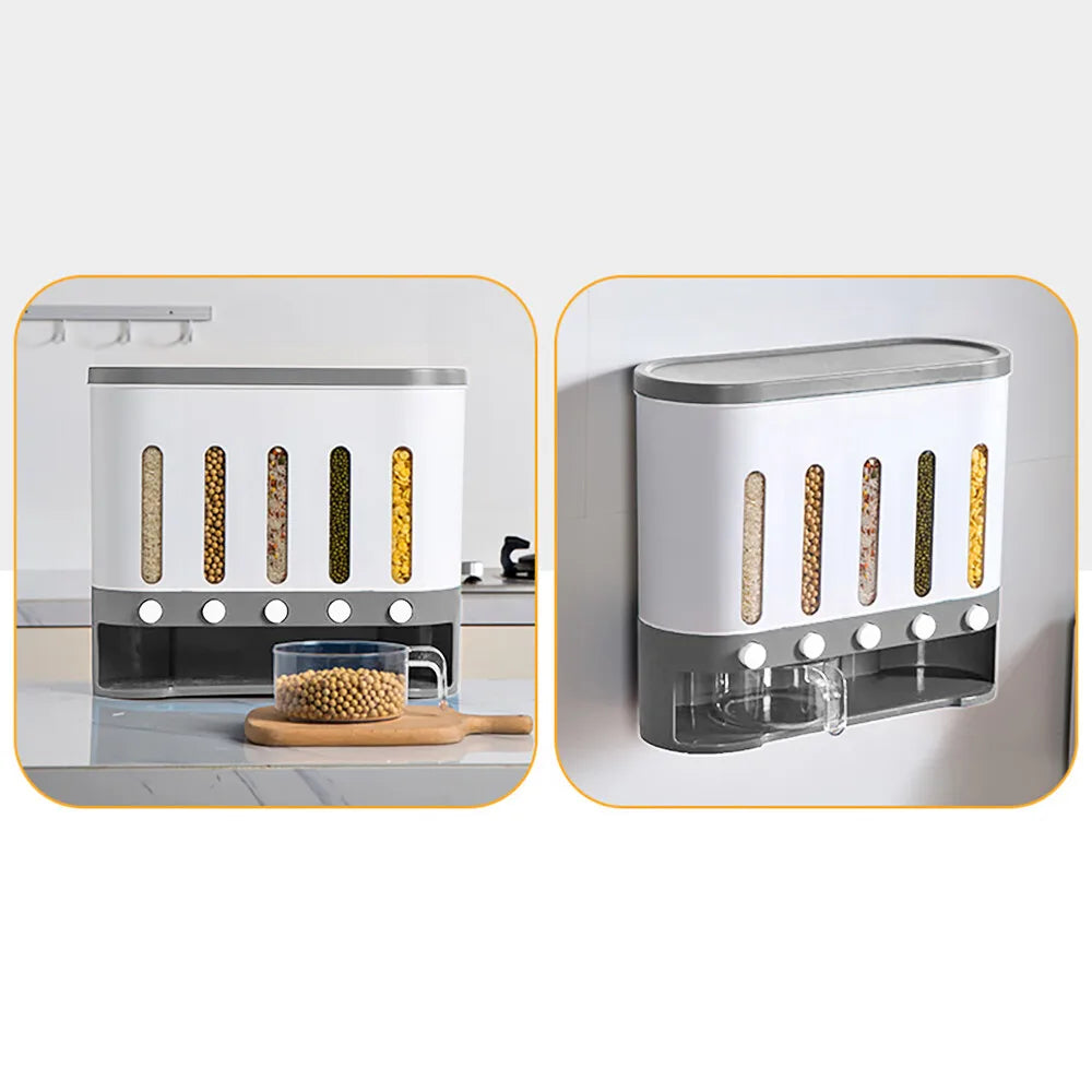 Wall-Mount Dry Food Dispenser