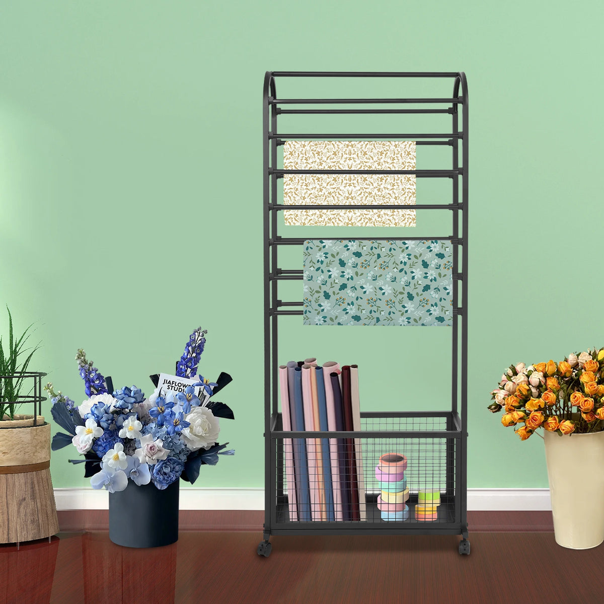 15-Rod Ribbon & Wrap Rack