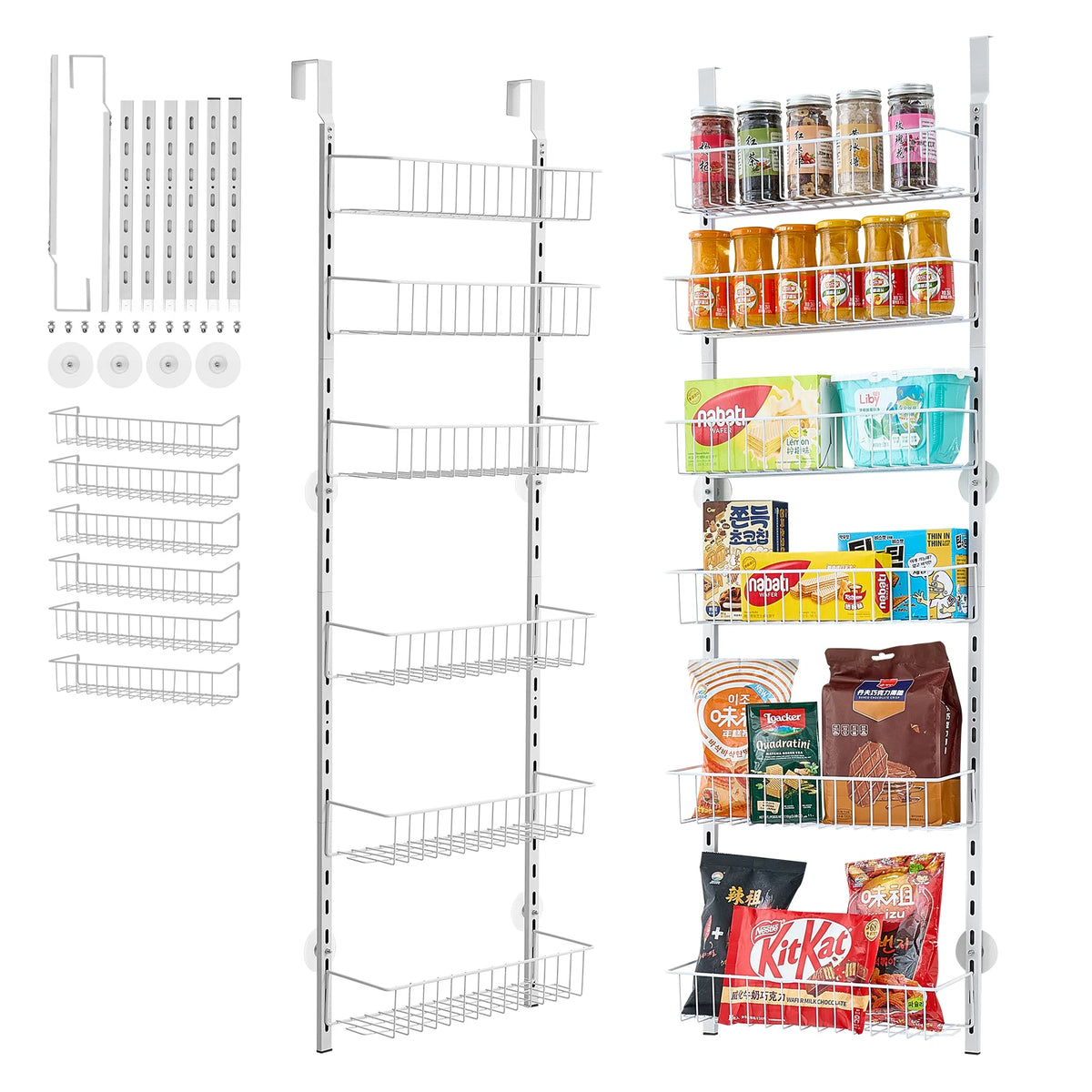 Over-Door Pantry Organizer Rack