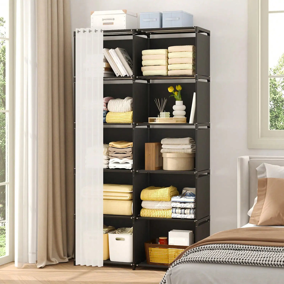 10-Cube Portable Wardrobe Unit