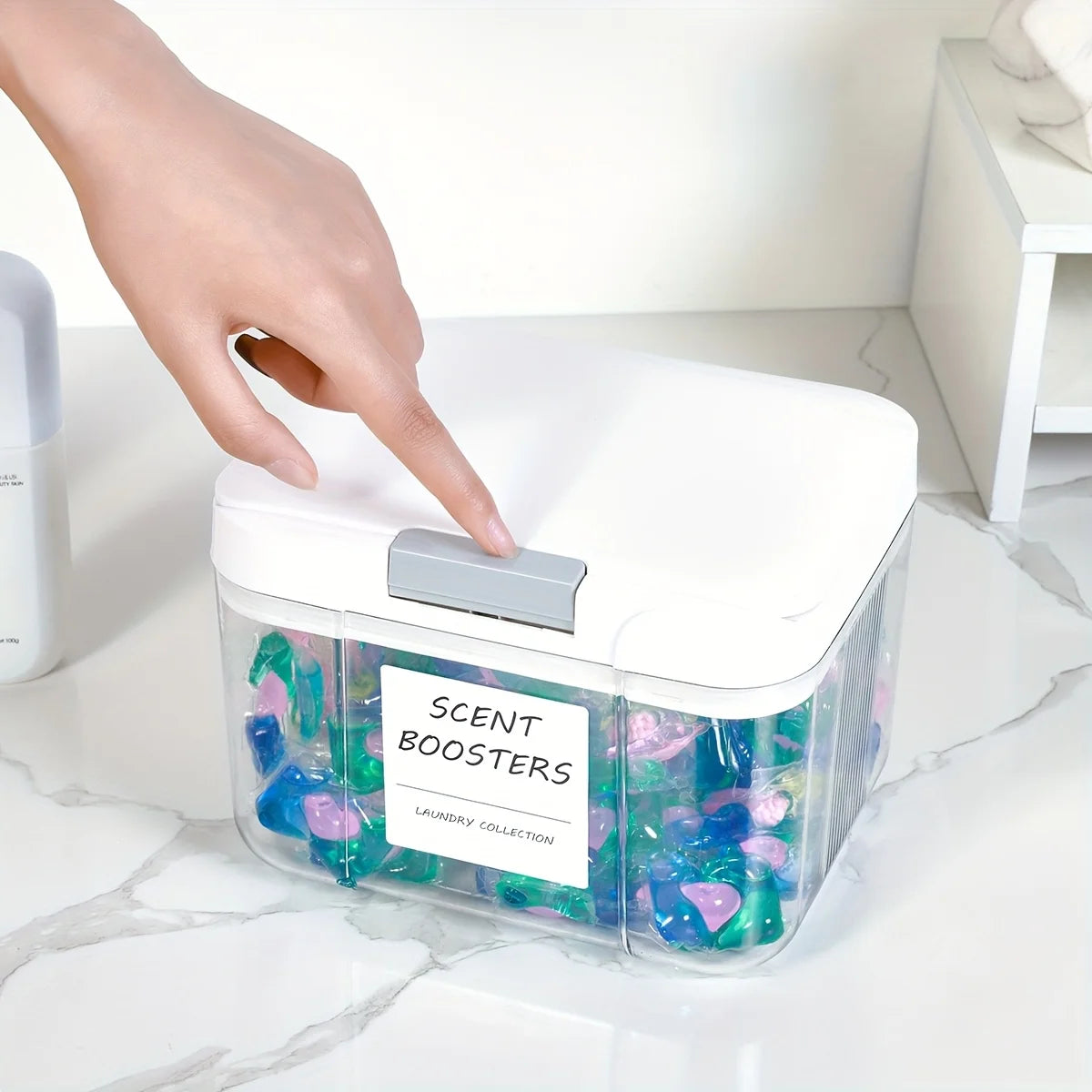 Pop-Up Laundry Pod Holder