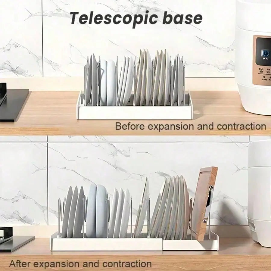 Pull-Out Pot Lid Organizer Rack
