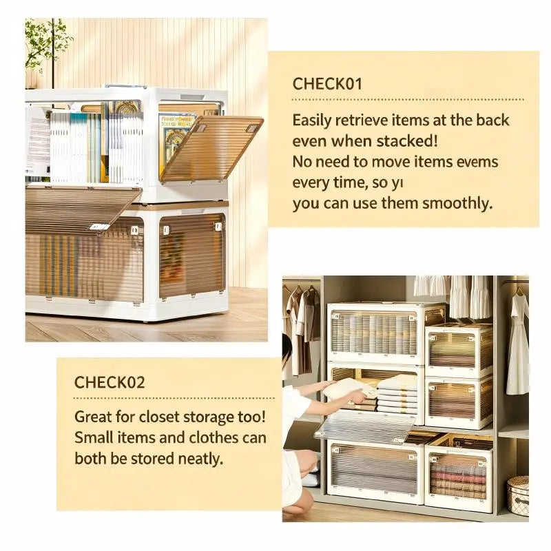 Five-Door Rolling Storage Box