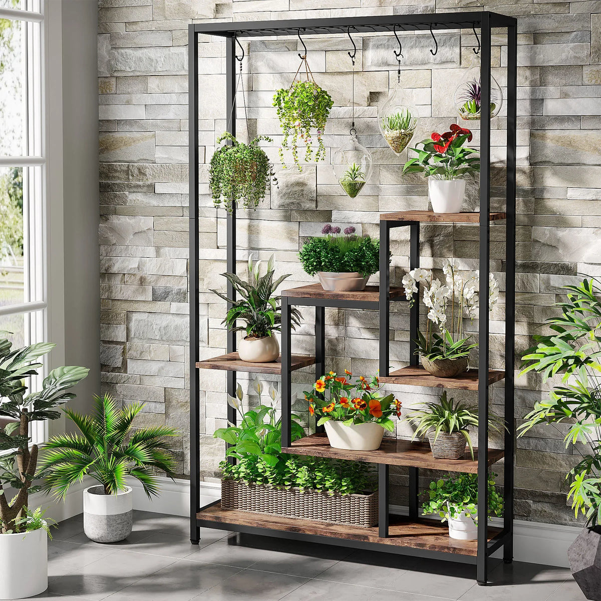 5-Tier Tall Plant Stand