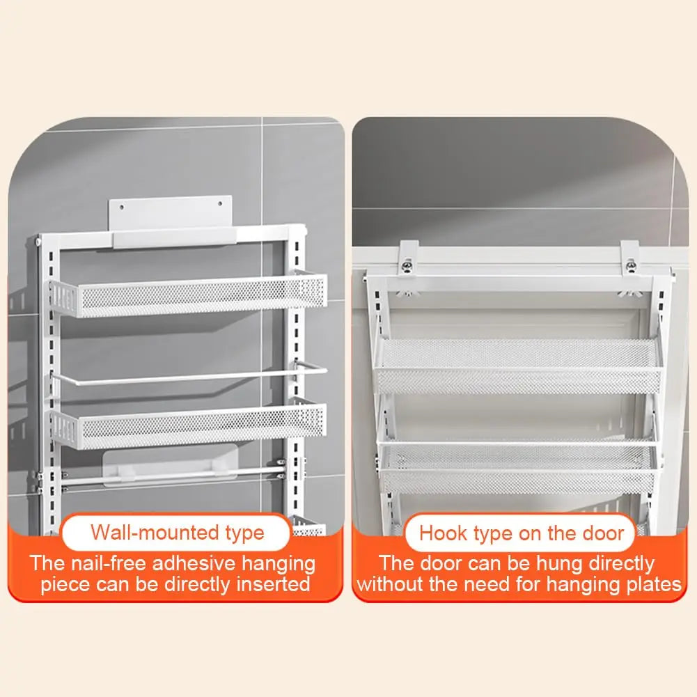 6-Tier Over-Door Pantry Rack